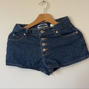 Blue Asphalt Denim Shorts
